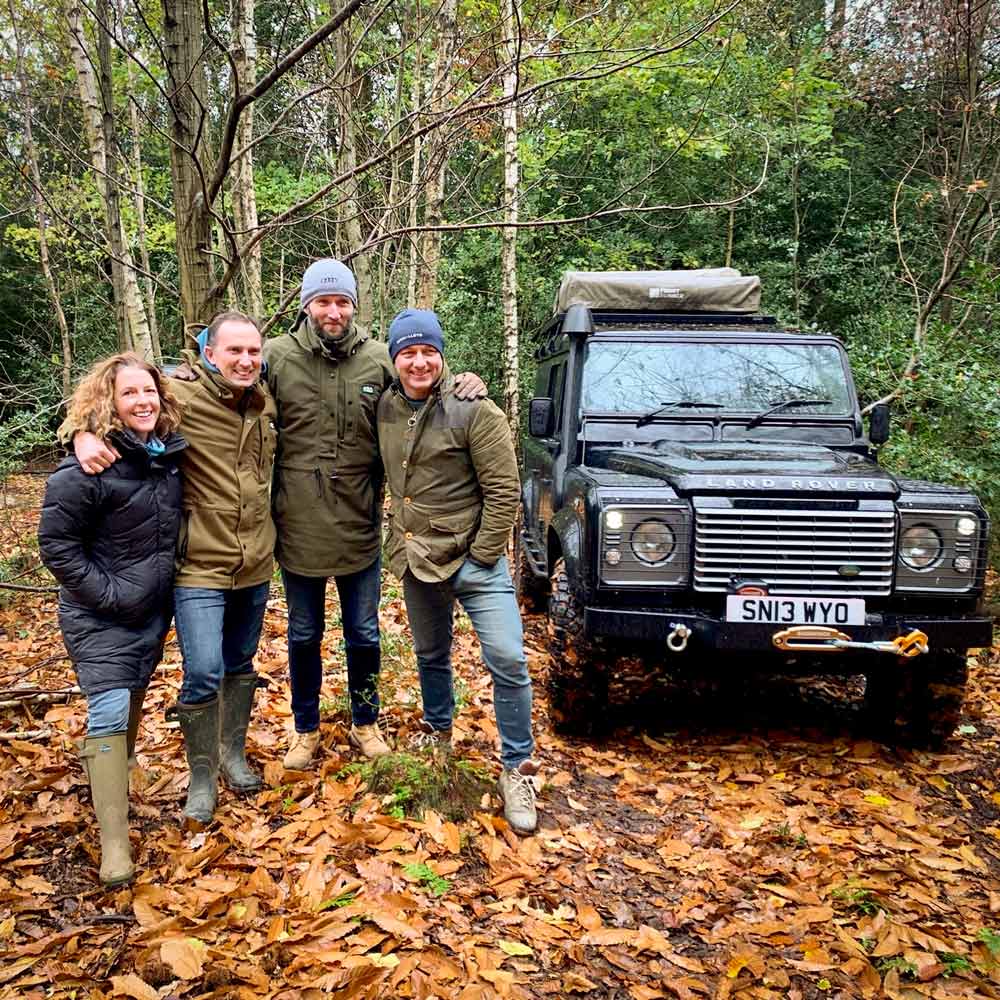 Breakfast on a 4x4 tour