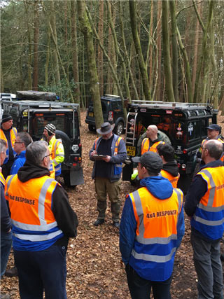 Surrey 4x4 training - Lantra 4x4 off road